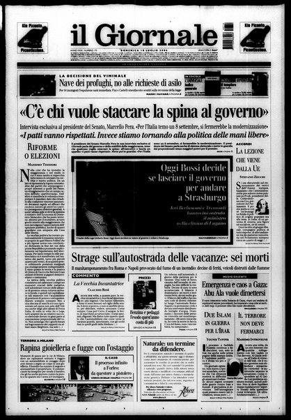 Il giornale : quotidiano del mattino